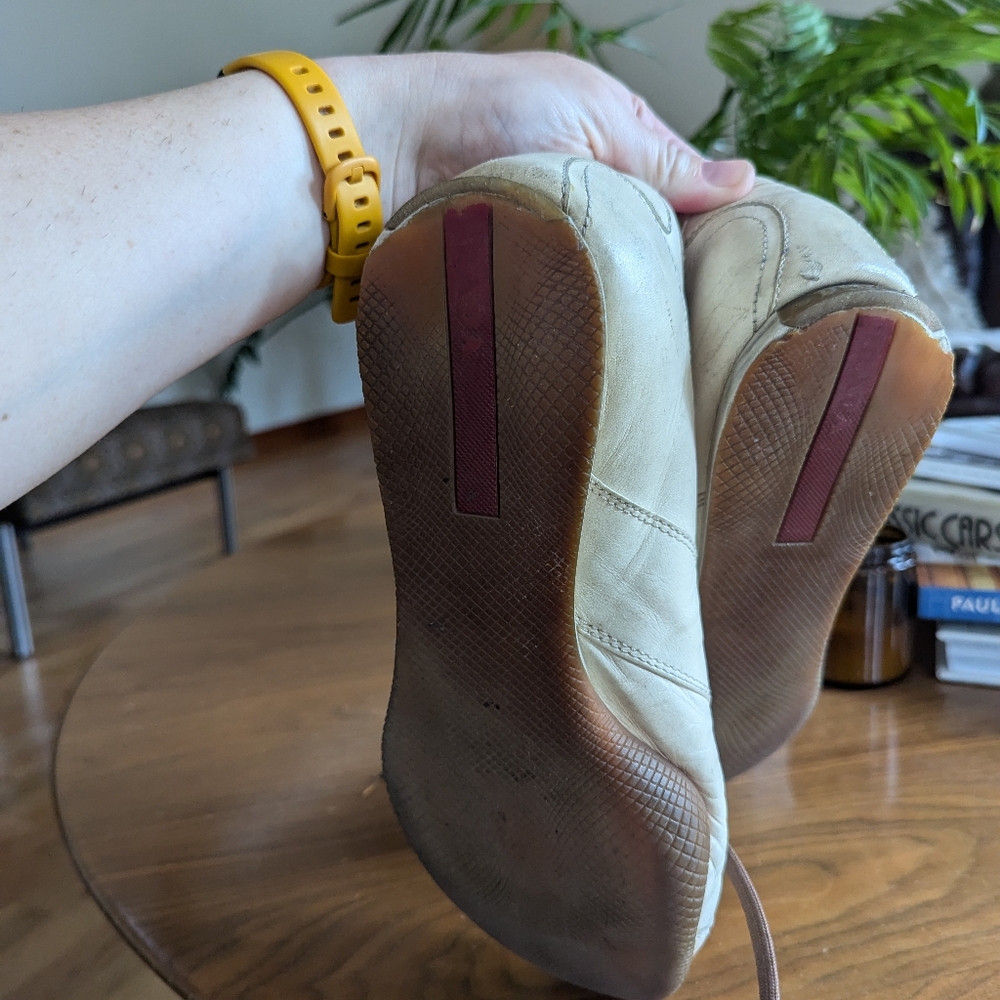 Prada Men's Cream and Brown Casual Shoes - Picture 3 of 7